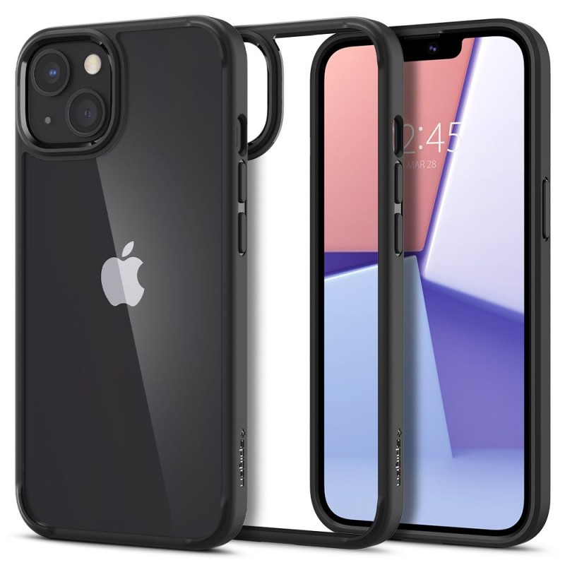 Spigen Ultra Hybrid за iPhone 13 Matte Black - Spigen Ultra Hybrid за iPhone 13 Matte Black - 8809811852219-ACS03523