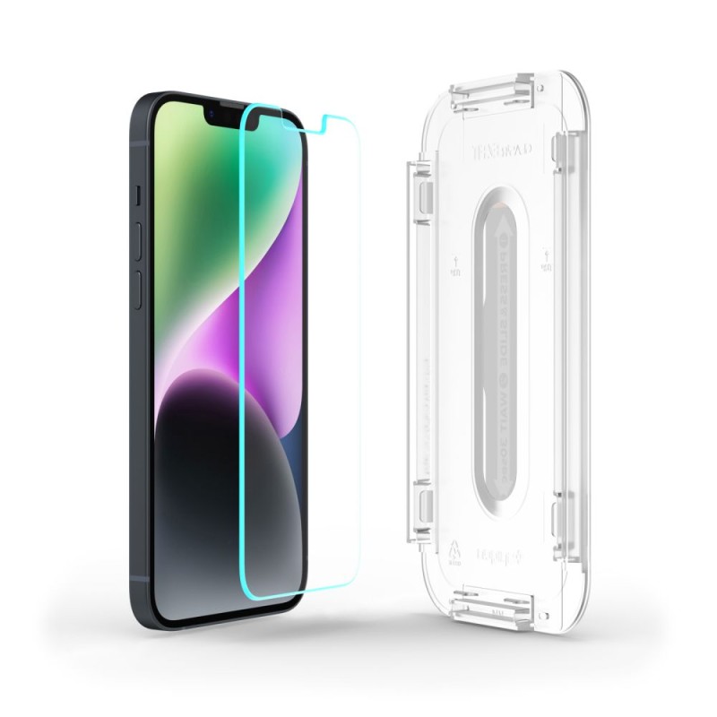 Spigen Glas.TR EZ Fit закалено стъкло за iPhone 13 / 13 Pro / 14 / 16E / 17E Clear - Spigen Glas.TR EZ Fit закалено стъкло за iPhone 13 / 13 Pro / 14 / 16E / 17E Clear - 8809811853766-AGL03724
