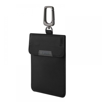 Клетка Фарадея Spigen Pouch за ключове Keyless RFID блокер Black (етю RFID)