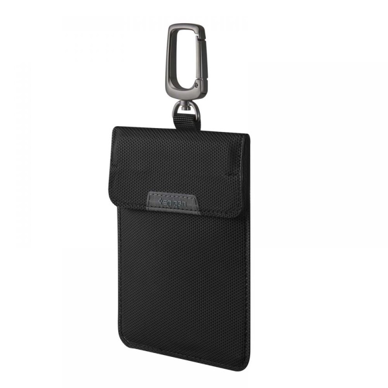 Клетка Фарадея Spigen Pouch за ключове Keyless RFID блокер Black (етю RFID) - 8809811854022-AFA03754
