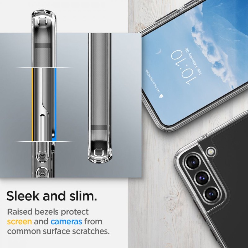 SPIGEN ULTRA HYBRID Galaxy S22 CRYSTAL CLEAR - 8809811856057-ACS03988