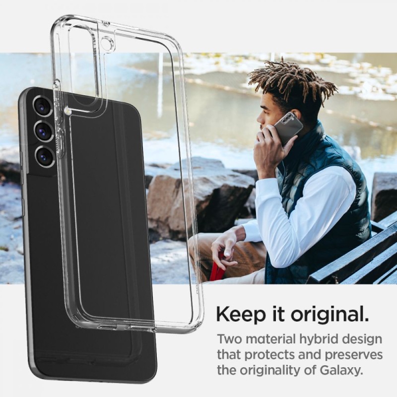SPIGEN ULTRA HYBRID Galaxy S22 CRYSTAL CLEAR - 8809811856057-ACS03988
