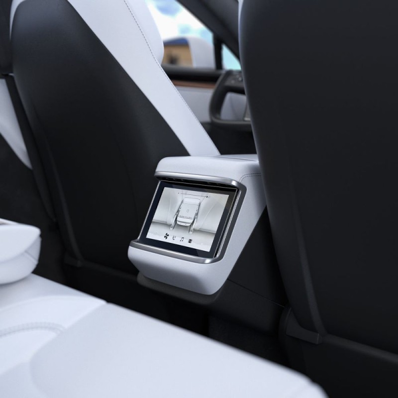 Spigen Glas.TR SLIM закалено стъкло за Tesla Model X (2021/2022) и Model S (2021/2022) – Black - 8809811859379-AGL04367
