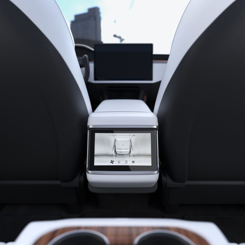 Spigen Glas.TR SLIM закалено стъкло за Tesla Model X (2021/2022) и Model S (2021/2022) – Black - 8809811859379-AGL04367