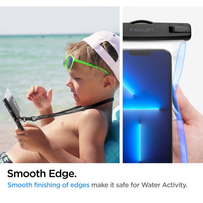 SPIGEN A601 Универсален водоустойчив калъф CRYSTAL CLEAR - 8809811860795-AMP04526