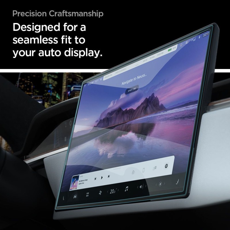 Spigen Glas.TR „EZ Fit” закалено стъкло за Tesla Model X (2022-2026) / Tesla Model S (2021-2026) черно - Spigen Glas.TR „EZ Fit” закалено стъкло за Tesla Model X (2022-2026) / Tesla Model S (2021-2026) черно - 8809811862423-AGL04688