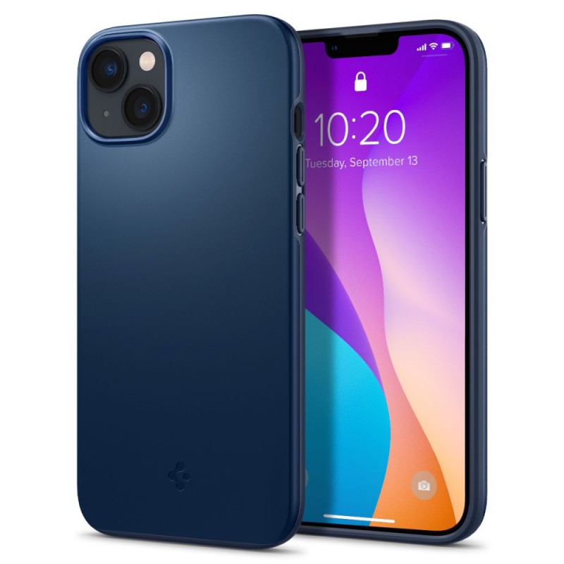 Spigen Thin Fit за iPhone 14 Plus / 15 Plus, тъмносиньо - Spigen Thin Fit за iPhone 14 Plus / 15 Plus, тъмносиньо - 8809811863086-ACS04775