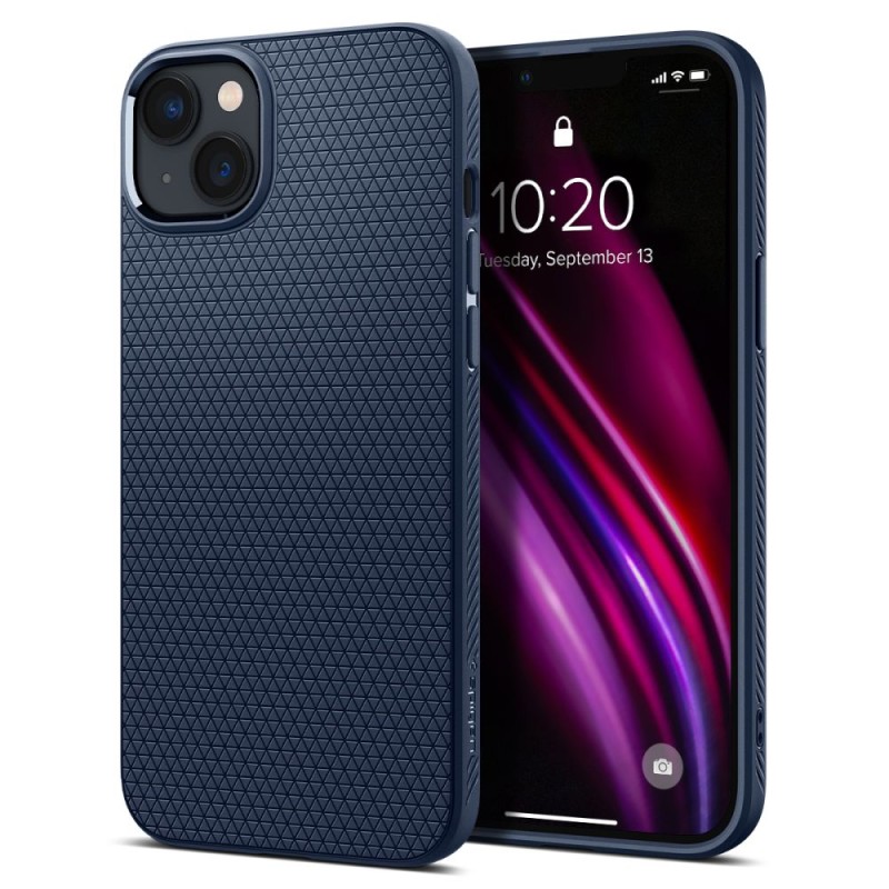 Spigen Liquid Air кейс за iPhone 14 Plus / 15 Plus (Navy Blue) - 8809811864052-ACS04892