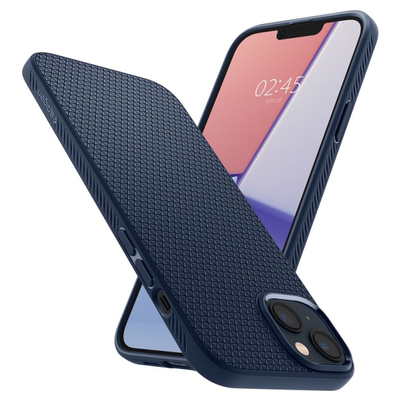 Spigen Liquid Air кейс за iPhone 14 Plus / 15 Plus (Navy Blue) - 8809811864052-ACS04892