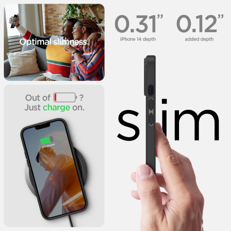 SPIGEN ULTRA HYBRID за iPhone 14 Plus / 15 Plus (матово черно) - SPIGEN ULTRA HYBRID за iPhone 14 Plus / 15 Plus (матово черно) - 8809811864083-ACS04895