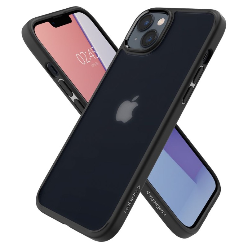 Spigen Ultra Hybrid за iPhone 14 Plus / 15 Plus – Frost Black - 8809811864144-ACS04901