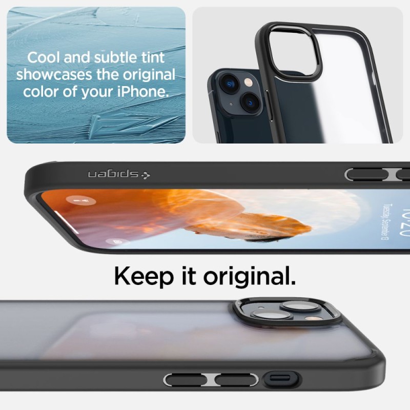 Spigen Ultra Hybrid за iPhone 14 Plus / 15 Plus – Frost Black - 8809811864144-ACS04901