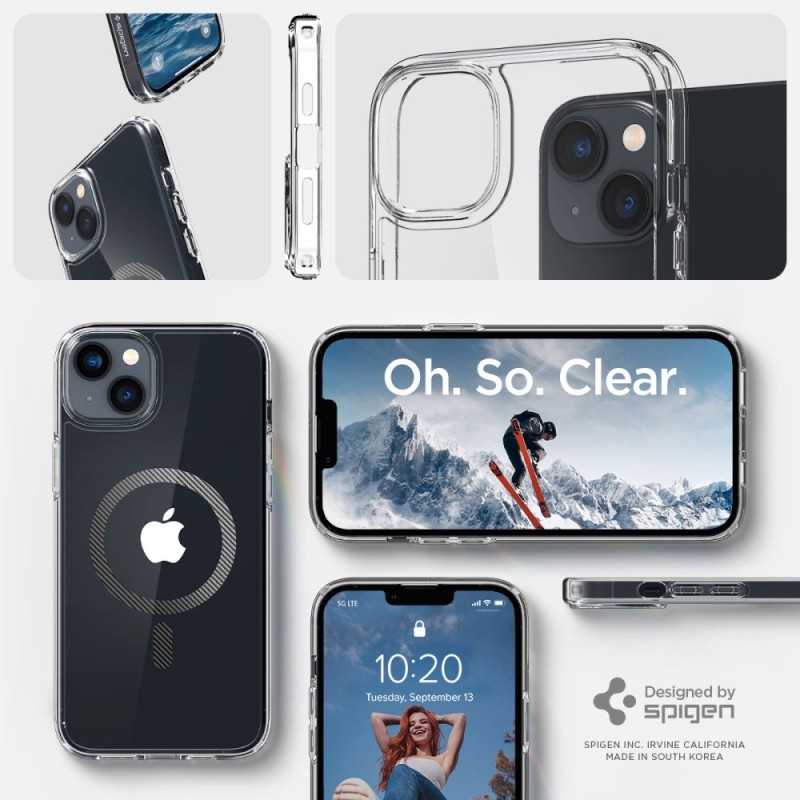 Spigen Ultra Hybrid MagSafe за iPhone 14 Plus / 15 Plus (Carbon Fiber) - 8809811864175-ACS04904