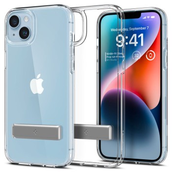 Spigen Ultra Hybrid „S“ за iPhone 14 Plus / 15 Plus – Crystal Clear