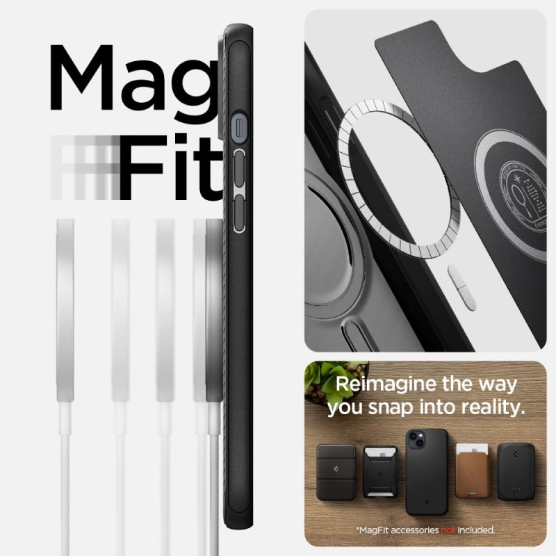 SPIGEN Mag Armor за iPhone 14 Plus / 15 Plus Matte Black - 8809811864311-ACS04918