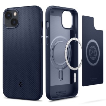 Spigen Mag Armor Magsafe кейс за iPhone 14 Plus / 15 Plus Navy Blue