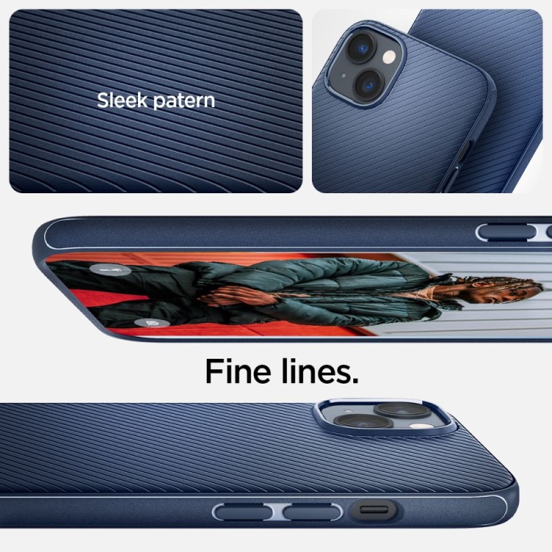 Spigen Mag Armor Magsafe кейс за iPhone 14 Plus / 15 Plus Navy Blue - Spigen Mag Armor Magsafe кейс за iPhone 14 Plus / 15 Plus Navy Blue - 8809811864328-ACS04919