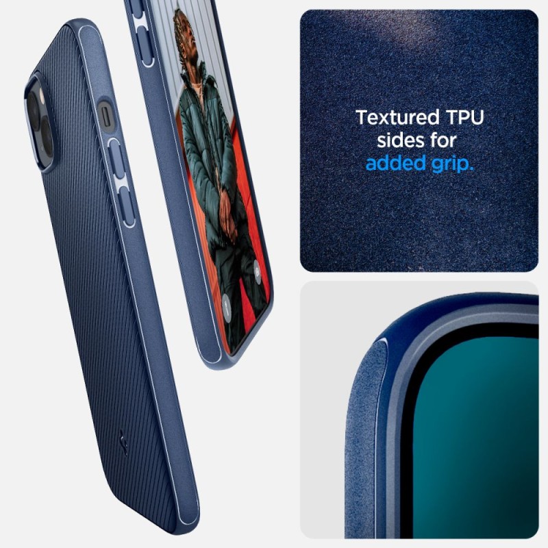 Spigen Mag Armor Magsafe кейс за iPhone 14 Plus / 15 Plus Navy Blue - Spigen Mag Armor Magsafe кейс за iPhone 14 Plus / 15 Plus Navy Blue - 8809811864328-ACS04919