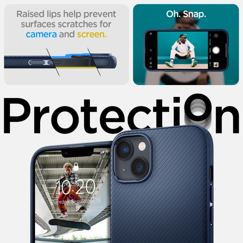 Spigen Mag Armor Magsafe кейс за iPhone 14 Plus / 15 Plus Navy Blue - Spigen Mag Armor Magsafe кейс за iPhone 14 Plus / 15 Plus Navy Blue - 8809811864328-ACS04919