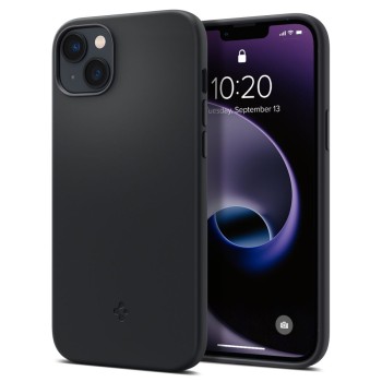 SPIGEN Silicone Fit MagSafe за iPhone 14 Plus / 15 Plus, черен