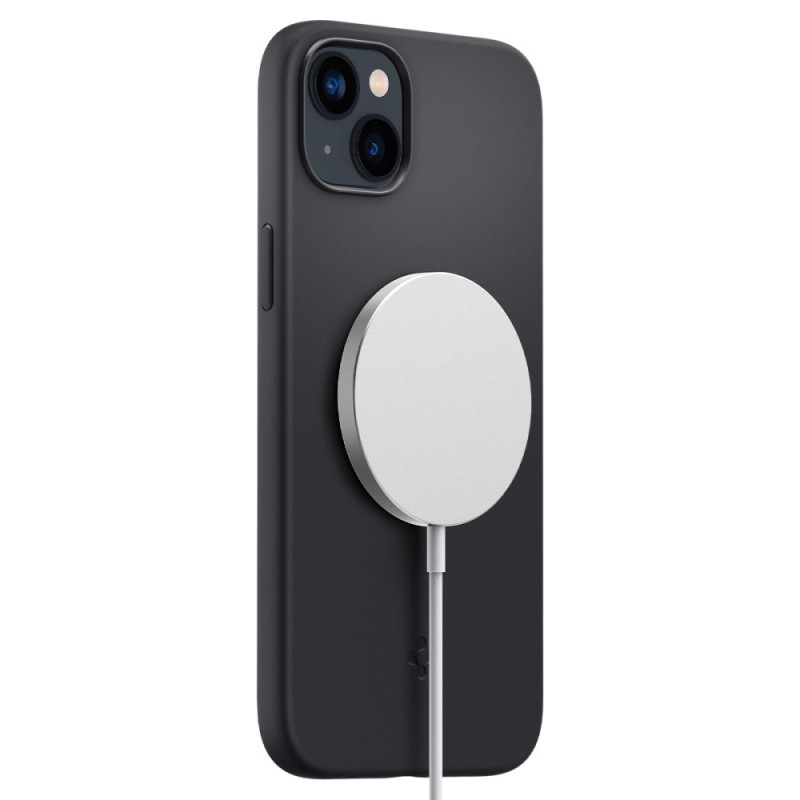SPIGEN Silicone Fit MagSafe за iPhone 14 Plus / 15 Plus, черен - 8809811864335-ACS04920