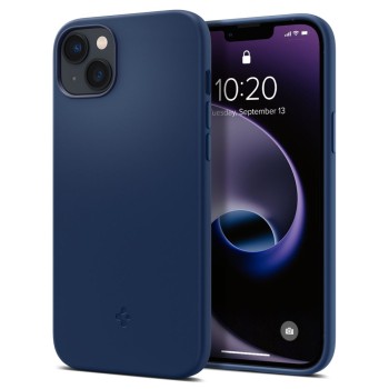 Spigen Silicone Fit MagSafe силиконов калъф за iPhone 14 Plus / 15 Plus Navy Blue