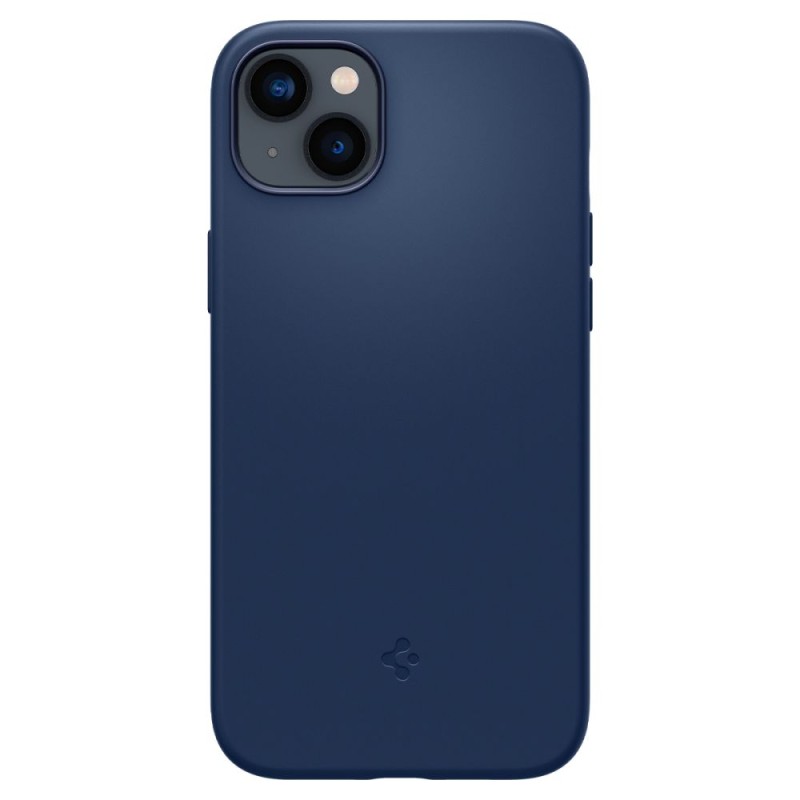 Spigen Silicone Fit MagSafe силиконов калъф за iPhone 14 Plus / 15 Plus Navy Blue - 8809811864342-ACS04921