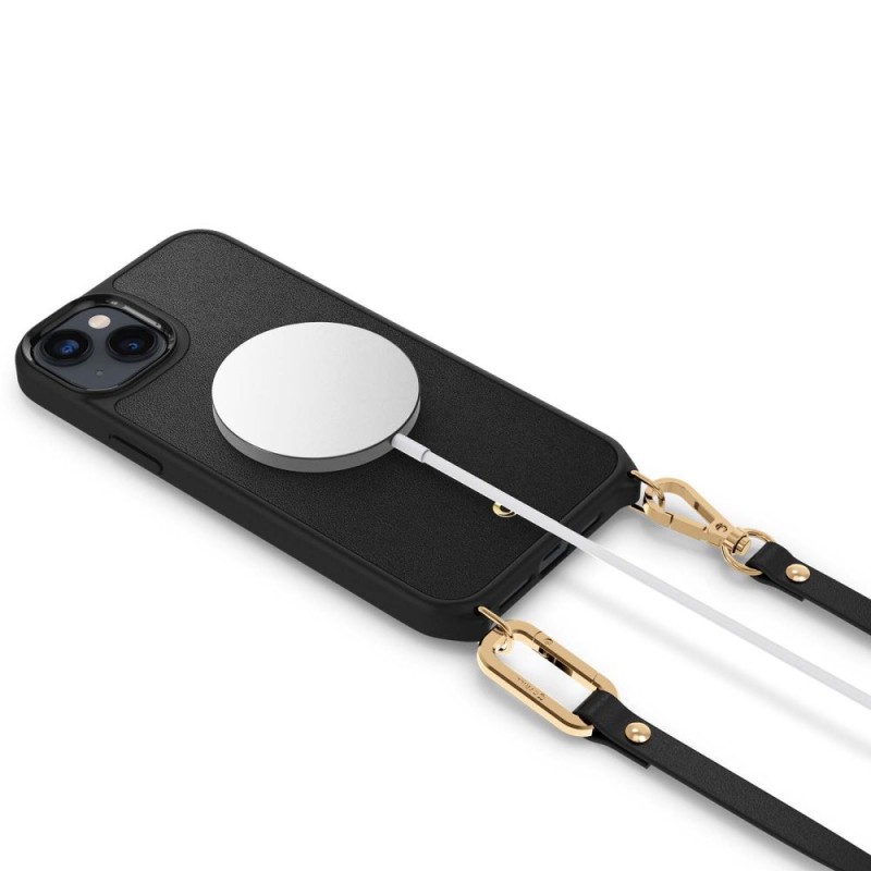 Spigen Cyrill Classic Charm MagSafe кейс за iPhone 14 Plus / 15 Plus Black (черен) - Spigen Cyrill Classic Charm MagSafe кейс за iPhone 14 Plus / 15 Plus Black (черен) - 8809811864458-ACS04948