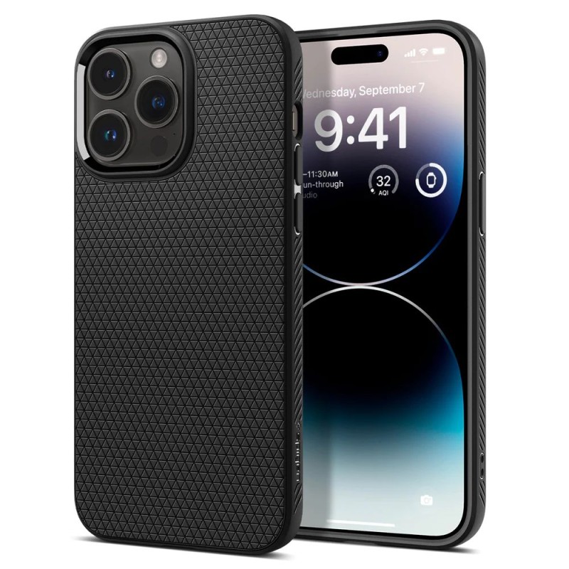 SPIGEN LIQUID AIR за iPhone 14 Pro матово черно - SPIGEN LIQUID AIR за iPhone 14 Pro матово черно - 8809811864540-ACS04957