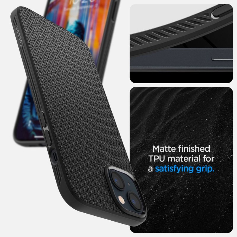SPIGEN Liquid Air за iPhone 14 Matte Black (ACS05037) - 8809811865158-ACS05037