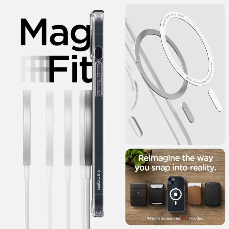 Spigen Ultra Hybrid MagSafe кейс за iPhone 14 (бял) - Spigen Ultra Hybrid MagSafe кейс за iPhone 14 (бял) - 8809811865264-ACS05048