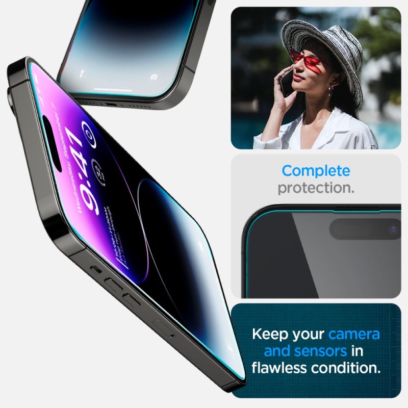 Spigen Glas.TR „EZ Fit” 2-Pack закалено стъкло за iPhone 14 Pro Max Clear (SKU 8809811866377-AGL05202) - Spigen Glas.TR „EZ Fit” 2-Pack закалено стъкло за iPhone 14 Pro Max Clear (SKU 8809811866377-AGL05202) - 8809811866377-AGL05202