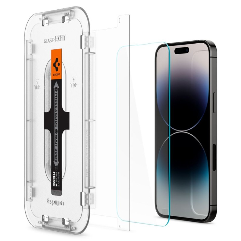 Spigen Glas.TR „EZ Fit” 2-Pack закалено стъкло за iPhone 14 Pro Max Clear (SKU 8809811866377-AGL05202) - Spigen Glas.TR „EZ Fit” 2-Pack закалено стъкло за iPhone 14 Pro Max Clear (SKU 8809811866377-AGL05202) - 8809811866377-AGL05202