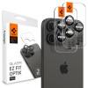 Spigen Optik Pro GLAS.TR „EZ FIT” – защитна стъклена протекция за камера 2 бр. за iPhone 14 Pro / Pro Max, iPhone 15 Pro / Pro Max, iPhone 16 Pro / Pro Max, iPhone 17 Pro / Pro Max (черна) - 8809811866407-AGL05205