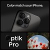 Spigen Optik Pro GLAS.TR „EZ FIT” – защитна стъклена протекция за камера 2 бр. за iPhone 14 Pro / Pro Max, iPhone 15 Pro / Pro Max, iPhone 16 Pro / Pro Max, iPhone 17 Pro / Pro Max (черна) - 8809811866407-AGL05205