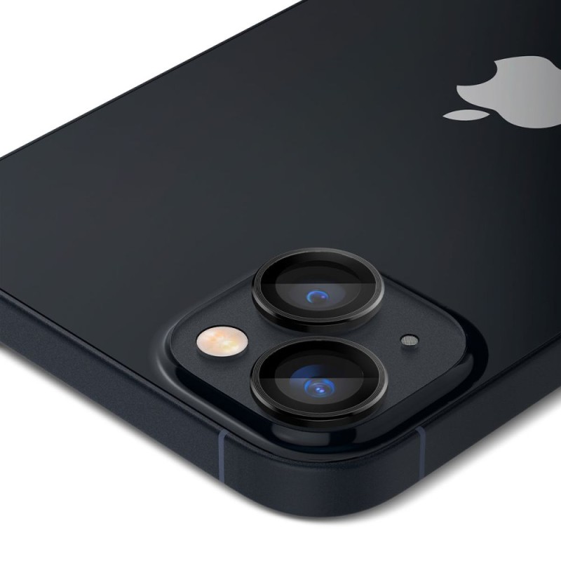 Spigen Optik.Tr „EZ Fit” протектор за камера 2 броя за iPhone 14 / 14 Plus / 15 / 15 Plus (черен) - Spigen Optik.Tr „EZ Fit” протектор за камера 2 броя за iPhone 14 / 14 Plus / 15 / 15 Plus (черен) - 8809811866476-AGL05213