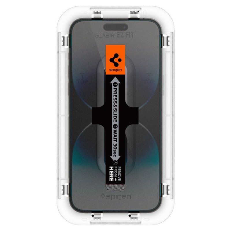 Spigen Glas.TR „EZ Fit” – закалено стъкло 2x за iPhone 14 Pro (Clear) - Spigen Glas.TR „EZ Fit” – закалено стъкло 2x за iPhone 14 Pro (Clear) - 8809811866483-AGL05214