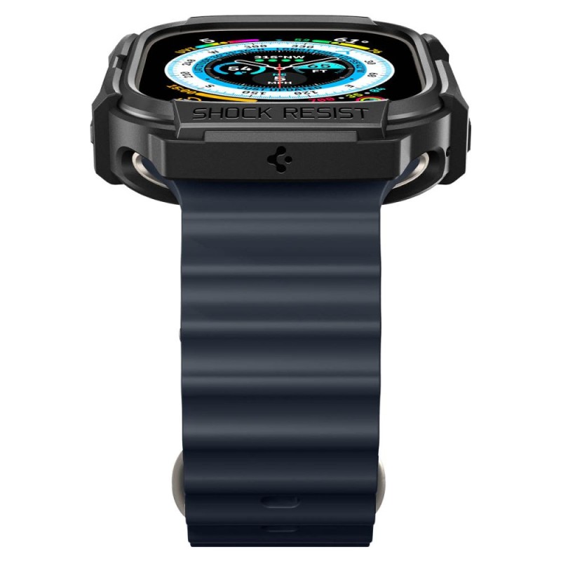 SPIGEN Rugged Armor за Apple Watch Ultra 1 / 2 / 3 / 4 (49 мм) Matte Black
