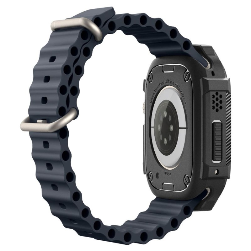 SPIGEN Rugged Armor за Apple Watch Ultra 1 / 2 / 3 / 4 (49 мм) Matte Black