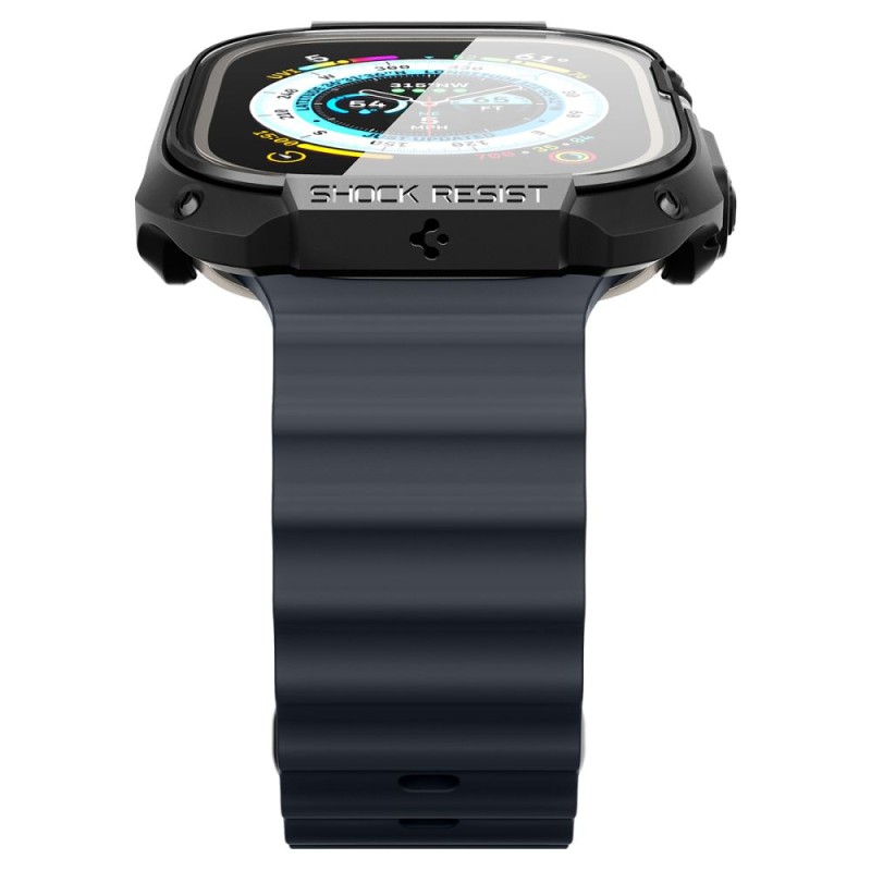 Spigen Tough Armor за Apple Watch Ultra 1 / 2 / 3 / 4 (49 мм) Black Spigen Tough Armor за Apple Watch Ultra 1 / 2 / 3 / 4 (49 мм) Black