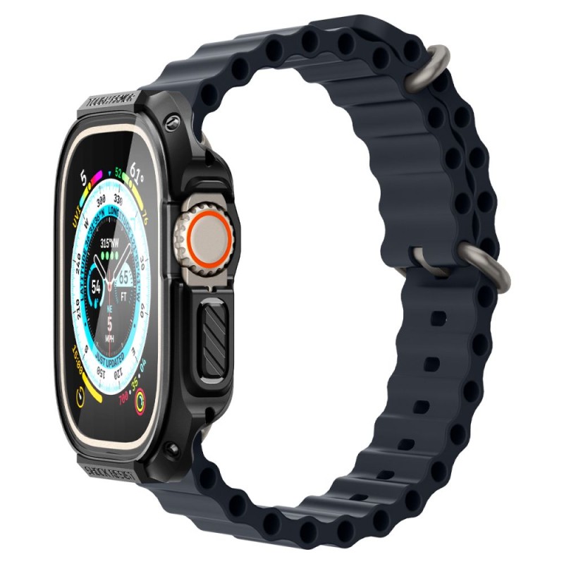 Spigen Tough Armor за Apple Watch Ultra 1 / 2 / 3 / 4 (49 мм) Black Spigen Tough Armor за Apple Watch Ultra 1 / 2 / 3 / 4 (49 мм) Black