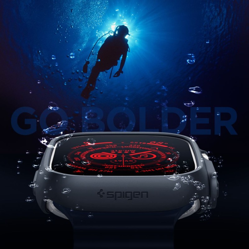 SPIGEN THIN FIT за Apple Watch ULTRA 1 / 2 / 3 (49 мм) Черен - 8809811868777-ACS05458