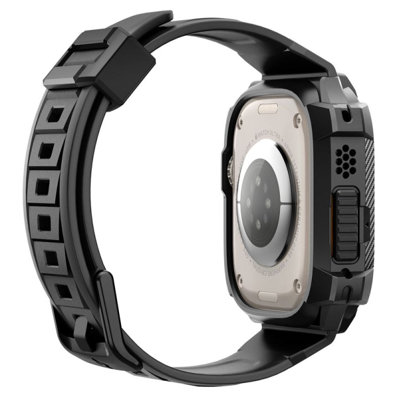SPIGEN RUGGED ARMOR „PRO” за Apple Watch Ultra 1 / 2 / 3 (49 мм) Black - 8809811868791-ACS05460