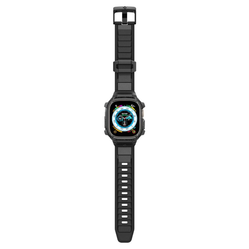 SPIGEN RUGGED ARMOR „PRO” за Apple Watch Ultra 1 / 2 / 3 (49 мм) Black - 8809811868791-ACS05460