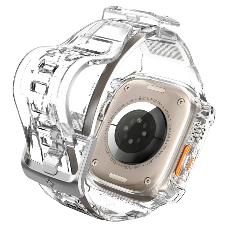 SPIGEN Rugged Armor “Pro” за Apple Watch Ultra 1/2/3/4 (49 мм) Crystal Clear SPIGEN Rugged Armor “Pro” за Apple Watch Ultra 1/2/3/4 (49 мм) Crystal Clear