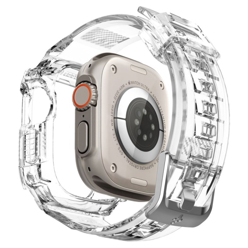 SPIGEN Rugged Armor “Pro” за Apple Watch Ultra 1/2/3/4 (49 мм) Crystal Clear SPIGEN Rugged Armor “Pro” за Apple Watch Ultra 1/2/3/4 (49 мм) Crystal Clear