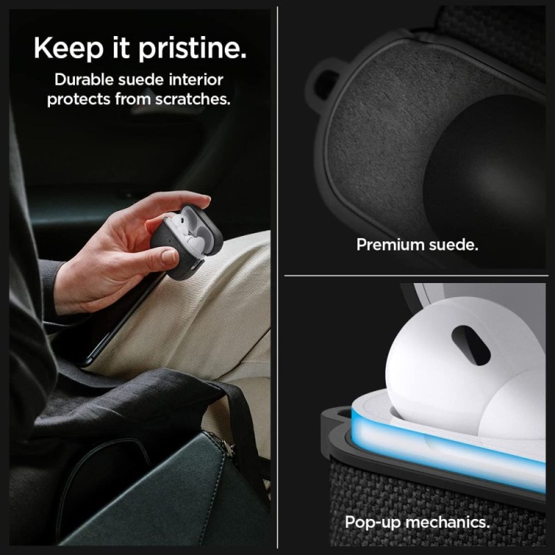 SPIGEN URBAN FIT за Apple AirPods Pro 1/2 черен (ACS05483) - SPIGEN URBAN FIT за Apple AirPods Pro 1/2 черен (ACS05483) - 8809811869019-ACS05483