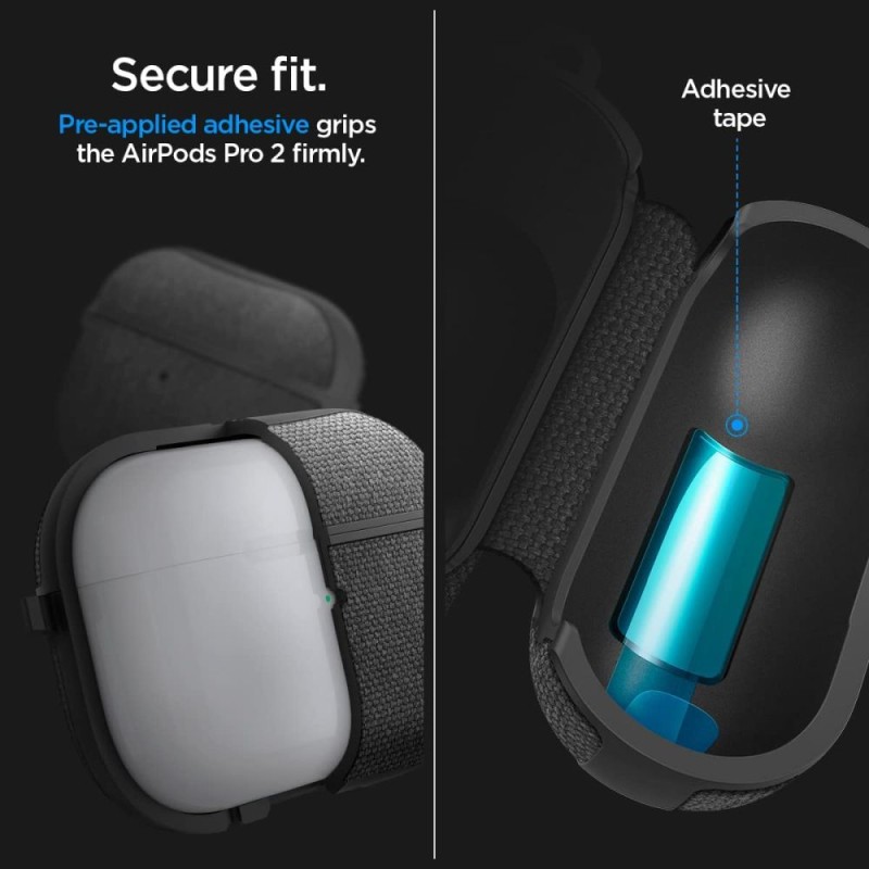 SPIGEN URBAN FIT за Apple AirPods Pro 1/2 черен (ACS05483) - SPIGEN URBAN FIT за Apple AirPods Pro 1/2 черен (ACS05483) - 8809811869019-ACS05483