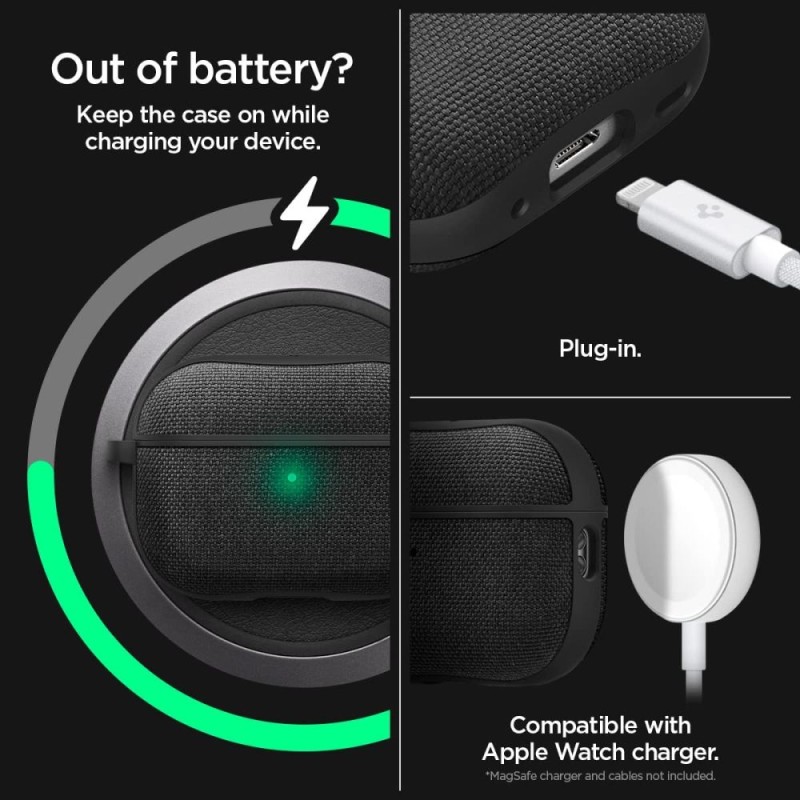 SPIGEN URBAN FIT за Apple AirPods Pro 1/2 черен (ACS05483) - SPIGEN URBAN FIT за Apple AirPods Pro 1/2 черен (ACS05483) - 8809811869019-ACS05483