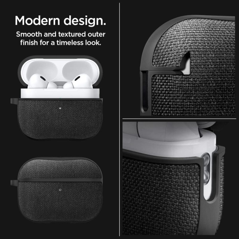 SPIGEN URBAN FIT за Apple AirPods Pro 1/2 черен (ACS05483) - SPIGEN URBAN FIT за Apple AirPods Pro 1/2 черен (ACS05483) - 8809811869019-ACS05483